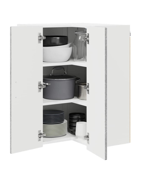 Mobile da cucina con lo scaffale Grigio Sonoma 57 x 57 x 80 cm