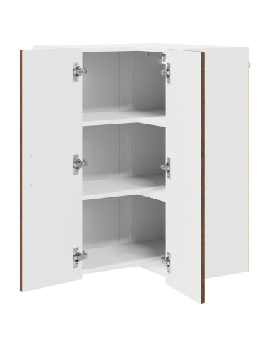Mobile da cucina con lo scaffale Rovere Marrone 57 x 57 x 80 cm