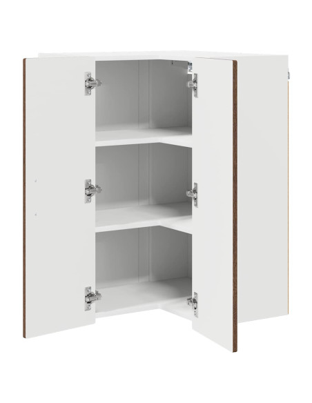 Mobile da cucina con lo scaffale Rovere Marrone 57 x 57 x 80 cm