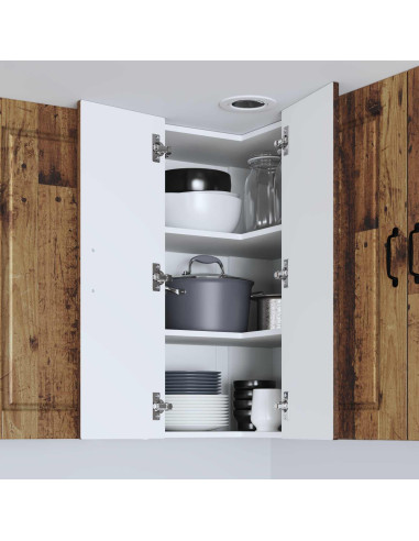 Mobile da cucina con lo scaffale Legno vecchio 57 x 57 x 80 cm