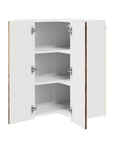 Mobile da cucina con lo scaffale Legno vecchio 57 x 57 x 80 cm