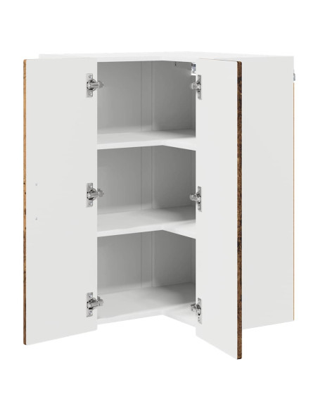 Mobile da cucina con lo scaffale Legno vecchio 57 x 57 x 80 cm