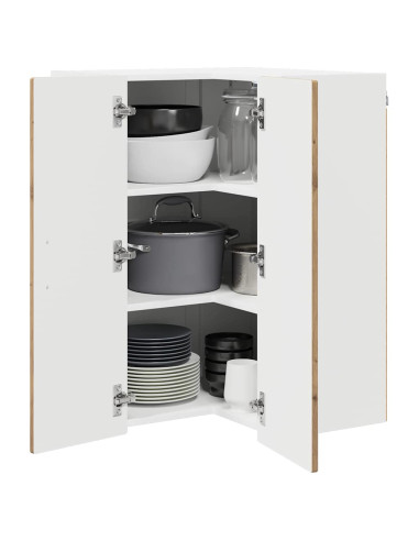 Mobile da cucina con porta Rovere artigianale 57 x 57 x 80 cm