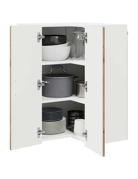 Mobile da cucina con porta Rovere artigianale 57 x 57 x 80 cm