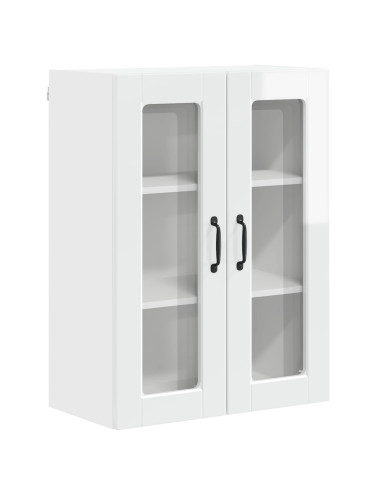 Mobile da cucina con lo scaffale Bianco Lucido 60 x 31 x 80 cm