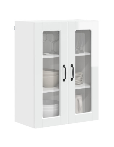 Mobile da cucina con lo scaffale Bianco Lucido 60 x 31 x 80 cm