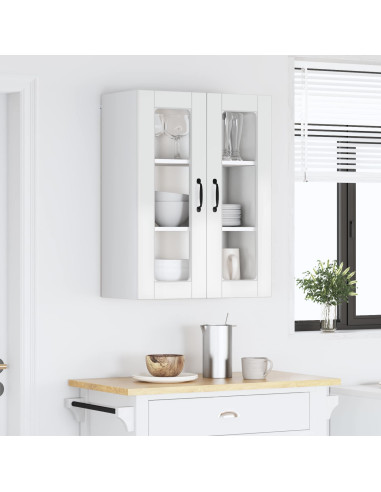 Mobile da cucina con lo scaffale Bianco Lucido 60 x 31 x 80 cm