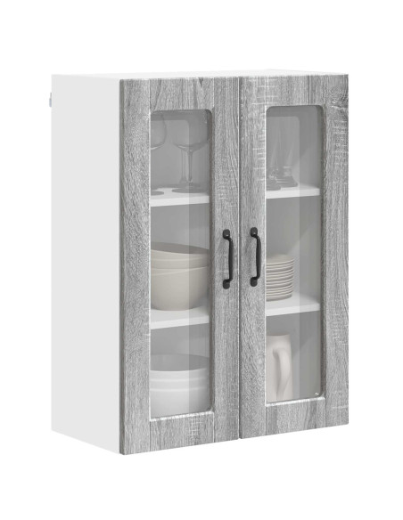 Mobile da cucina con lo scaffale Grigio Sonoma 60 x 31 x 80 cm