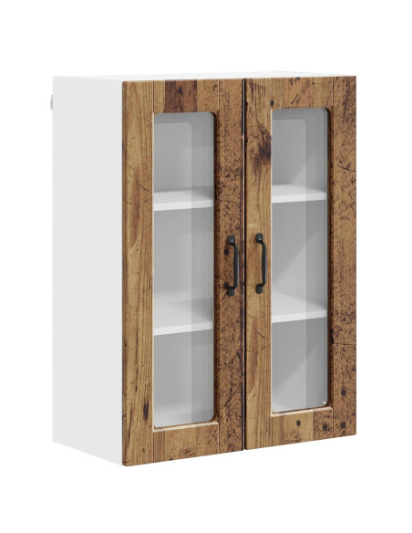 Mobile da cucina con lo scaffale Legno vecchio 60 x 31 x 80 cm