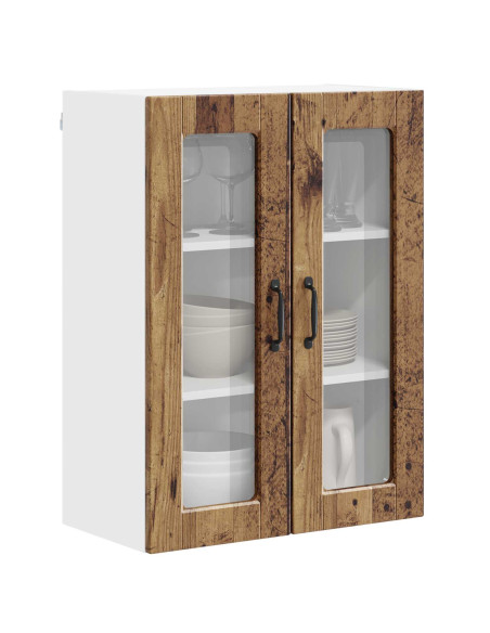 Mobile da cucina con lo scaffale Legno vecchio 60 x 31 x 80 cm