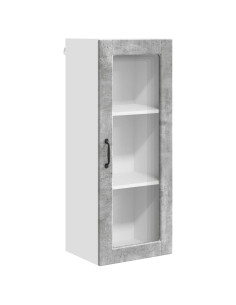 Mobile da cucina con porta Grigio cemento 40 x 31 x 100 cm 2