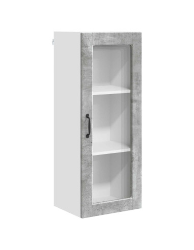 Mobile da cucina con porta Grigio cemento 40 x 31 x 100 cm