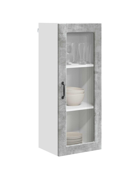 Mobile da cucina con porta Grigio cemento 40 x 31 x 100 cm