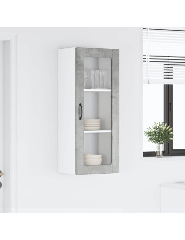 Mobile da cucina con porta Grigio cemento 40 x 31 x 100 cm