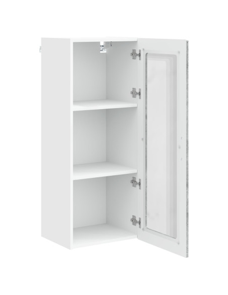 Mobile da cucina con porta Grigio cemento 40 x 31 x 100 cm