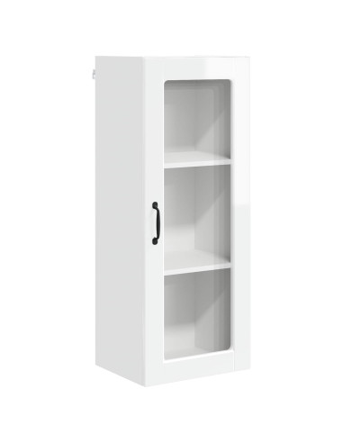 Mobile da cucina con lo scaffale Bianco Lucido 40 x 31 x 100 cm