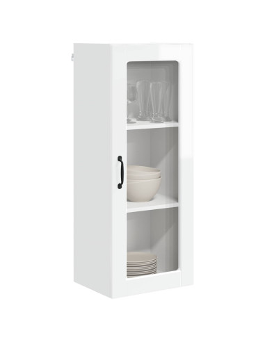 Mobile da cucina con lo scaffale Bianco Lucido 40 x 31 x 100 cm