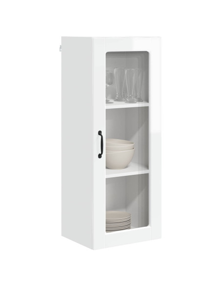 Mobile da cucina con lo scaffale Bianco Lucido 40 x 31 x 100 cm