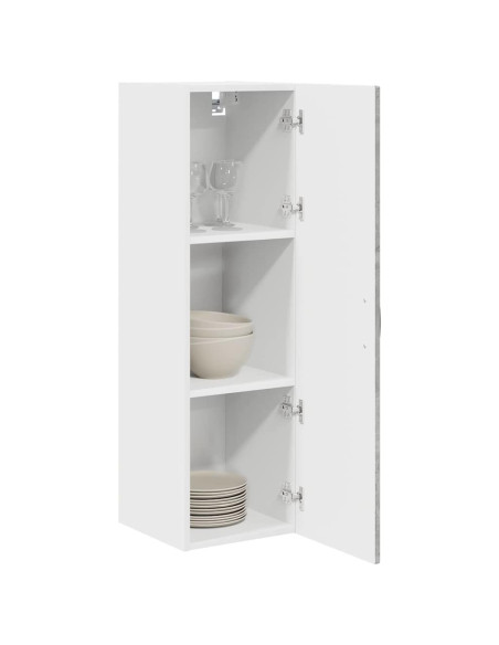 Mobile da cucina con porta Grigio cemento 30 x 31 x 100 cm
