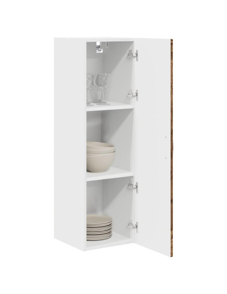 Mobile da cucina con lo scaffale Legno vecchio 30 x 31 x 100 cm