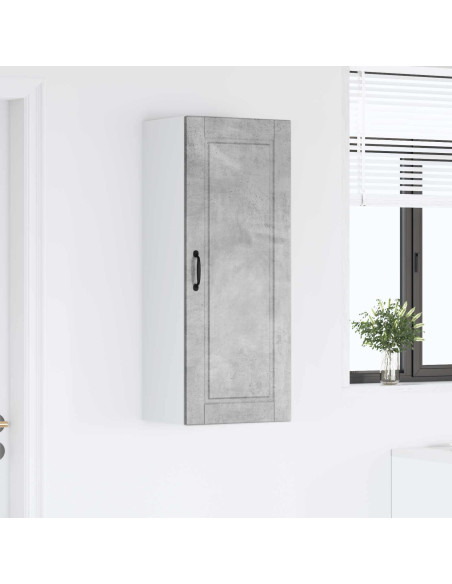 Mobile da cucina con porta Grigio cemento 40 x 31 x 100 cm