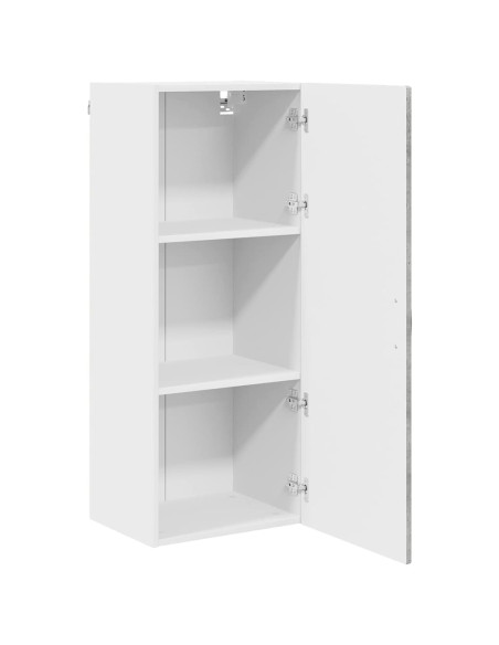 Mobile da cucina con porta Grigio cemento 40 x 31 x 100 cm