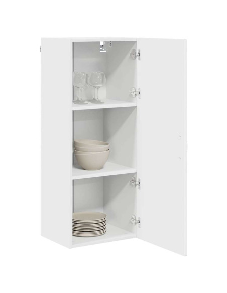 Mobile da cucina con lo scaffale Bianco Lucido 40 x 31 x 100 cm