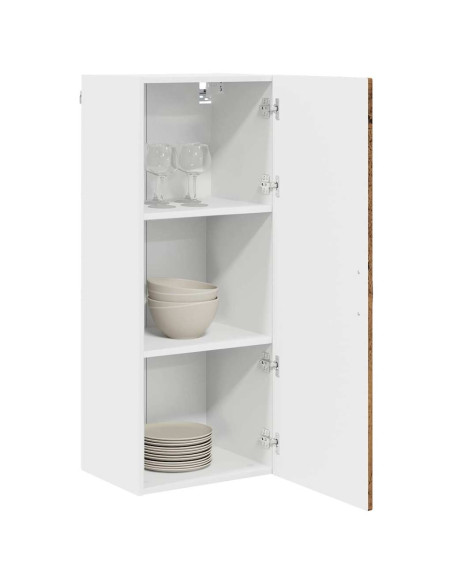 Mobile da cucina con lo scaffale Legno vecchio 40 x 31 x 100 cm