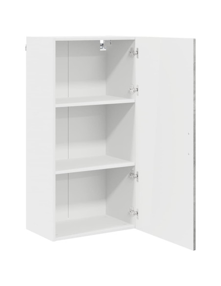 Mobile da cucina con porta Grigio cemento 50 x 31 x 100 cm