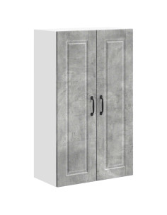 Mobile da cucina con porta Grigio cemento 60 x 31 x 100 cm 2