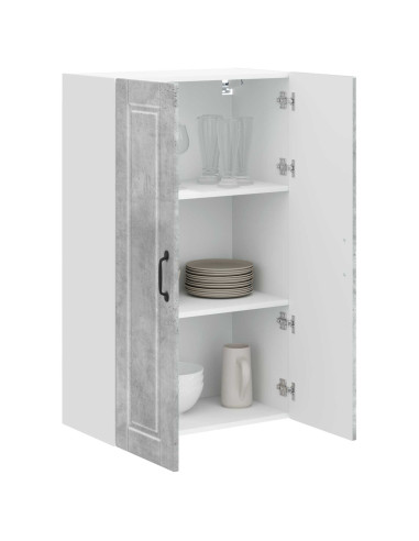 Mobile da cucina con porta Grigio cemento 60 x 31 x 100 cm