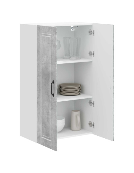 Mobile da cucina con porta Grigio cemento 60 x 31 x 100 cm