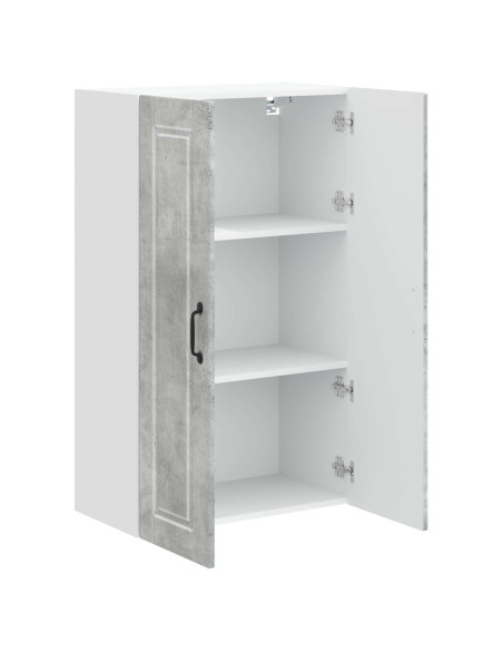 Mobile da cucina con porta Grigio cemento 60 x 31 x 100 cm