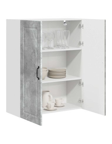 Mobile da cucina con porta Grigio cemento 80 x 31 x 100 cm