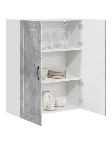 Mobile da cucina con porta Grigio cemento 80 x 31 x 100 cm