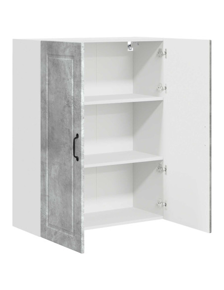 Mobile da cucina con porta Grigio cemento 80 x 31 x 100 cm