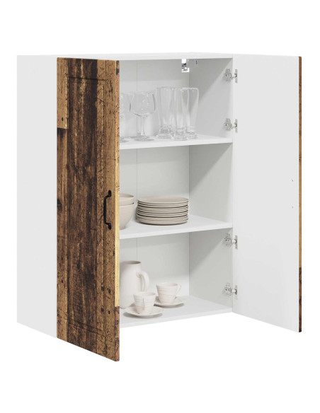 Mobile da cucina con lo scaffale Legno vecchio 80 x 31 x 100 cm
