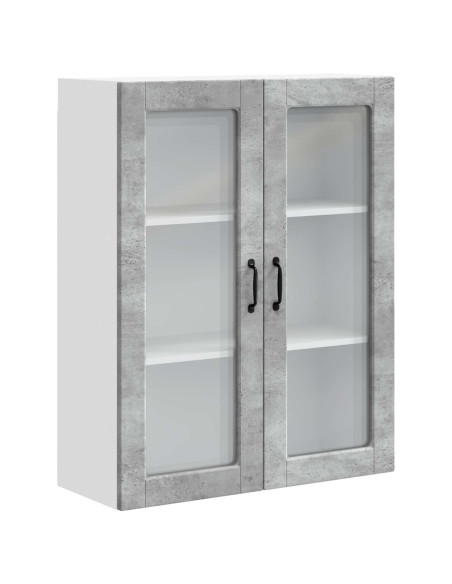 Mobile da cucina con porta Grigio cemento 80 x 31 x 100 cm