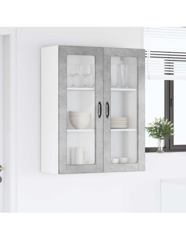 Mobile da cucina con porta Grigio cemento 80 x 31 x 100 cm
