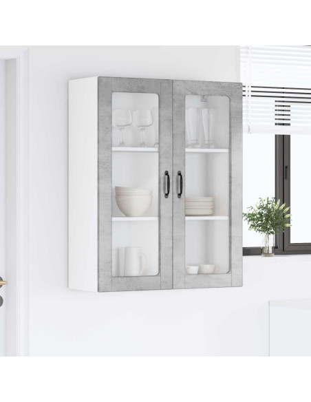 Mobile da cucina con porta Grigio cemento 80 x 31 x 100 cm