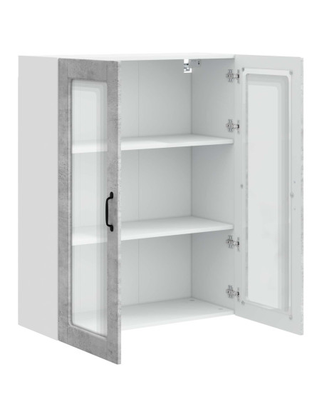 Mobile da cucina con porta Grigio cemento 80 x 31 x 100 cm