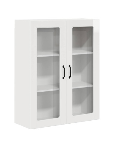 Mobile da cucina con lo scaffale Bianco Lucido 80 x 31 x 100 cm
