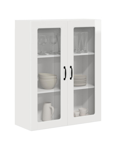 Mobile da cucina con lo scaffale Bianco Lucido 80 x 31 x 100 cm