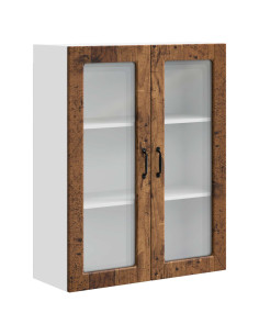 Mobile da cucina con lo scaffale Legno vecchio 80 x 31 x 100 cm 2