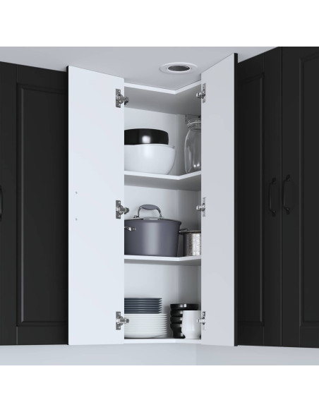 Mobile da cucina Nero 57 x 57 x 100 cm Legno multistrato