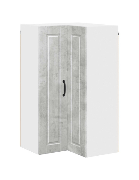 Mobile da cucina con porta Grigio cemento 57 x 57 x 100 cm