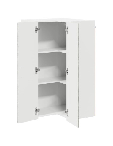 Mobile da cucina con porta Grigio cemento 57 x 57 x 100 cm