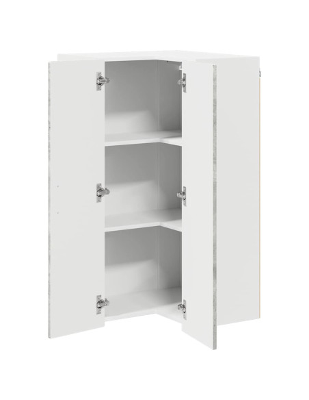 Mobile da cucina con porta Grigio cemento 57 x 57 x 100 cm