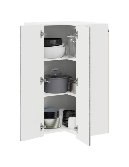 Mobile da cucina con lo scaffale Grigio Sonoma 57 x 57 x 100 cm