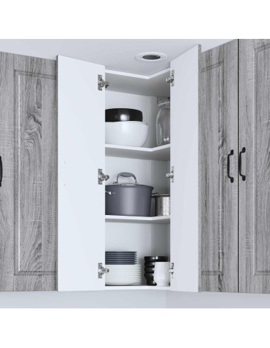 Mobile da cucina con lo scaffale Grigio Sonoma 57 x 57 x 100 cm